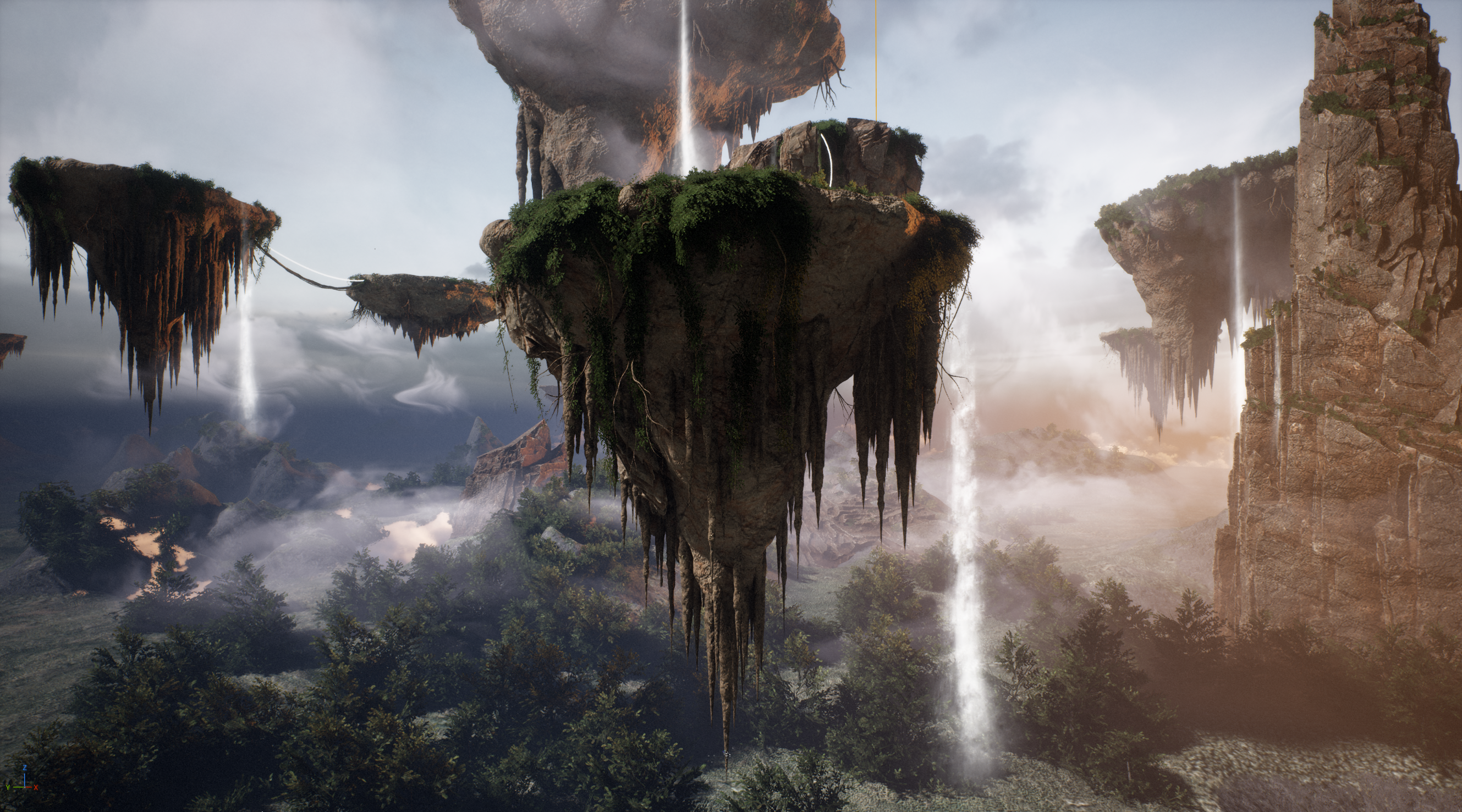 Floating Islands world preview