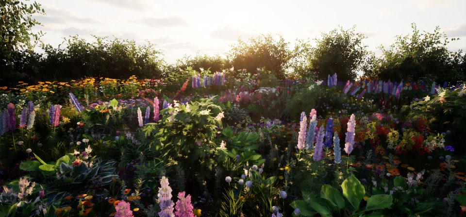 Flower Field world preview